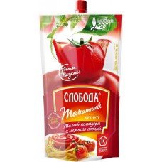 Кетчуп СЛОБОДА Томатный, 320г в магазинах Лента