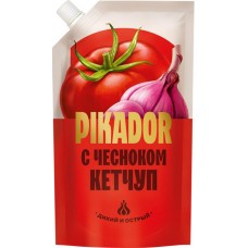 Кетчуп PIKADOR с чесноком 1-я категория, 300г в магазинах Лента