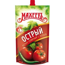 Кетчуп МАХЕЕВЪ Томатный острый 1-я категория, 300г в магазинах Лента