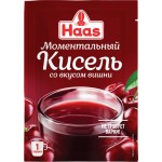 Кисель моментального приготовления HAAS Вишня, Арт. 23806, 30г