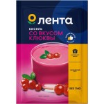 Кисель ЛЕНТА со вкусом клюквы, 30г