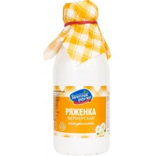 Ряженка ЗАЛЕССКИЙ ФЕРМЕР 3,5%, без змж, 450г в магазинах Лента