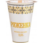 Ряженка СЛАВЯНСКИЕ КРУЖЕВА 2,5%, без змж, 175г Ряженка СЛАВЯНСКИЕ КРУЖЕВА 2,5%, без змж, 175г