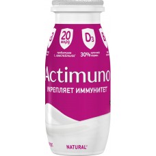 Продукт кисломолочный ACTIMUNO Натуральный 1,6%, без змж, 95г в магазинах Лента