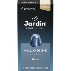Кофе молотый в капсулах JARDIN Allonge жареный, 10кап в магазинах Лента