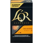 Кофе молотый в капсулах L’OR Espresso Delizioso натуральный жареный, 10шт