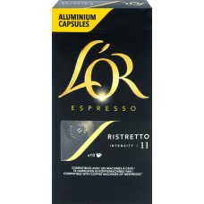 Кофе молотый в капсулах L’OR Espresso Ristretto натуральный жареный, 10кап в магазинах Лента