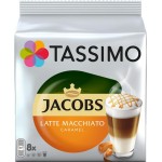 Напиток кофейный в капсулах TASSIMO Jacobs Latte Macchiato Caramel, 8кап с кофе + 8кап с молочным продуктом, 268г Напиток кофейный в капсулах TASSIMO Jacobs Latte Macchiato Caramel, 8кап с кофе + 8кап с молочным продуктом, 268г