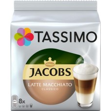Напиток кофейный в капсулах TASSIMO Jacobs Latte Macchiato Classico, 16кап в магазинах Лента