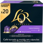 Кофе в капсулах L'OR Espresso Lungo Profondo натуральный жареный молотый, 10кап Кофе в капсулах L'OR Espresso Lungo Profondo натуральный жареный молотый, 10кап