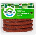 Колбаски полукопченые ОКРАИНА Охотничьи, категория В, 320г