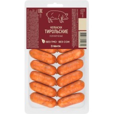 Колбаски полукопченые ЛЕНТА Тирольские, 280г в магазинах Лента
