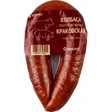 Колбаса полукопченая ЛЕНТА Краковская, 360г в магазинах Лента