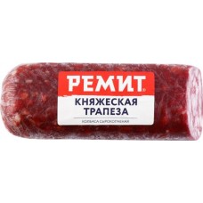 Колбаса сырокопченая РЕМИТ Княжеская Трапеза, весовая в магазинах Лента