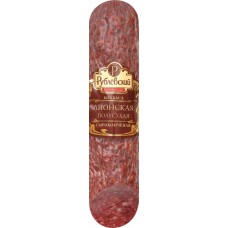 Колбаса сырокопченая РУБЛЕВСКИЕ КОЛБАСЫ Лионская, весовая в магазинах Лента