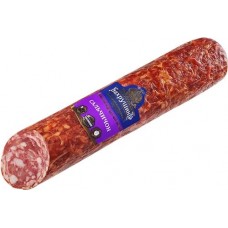 Колбаса сыровяленая БАХРУШИНЪ Сальчичон, весовая в магазинах Лента