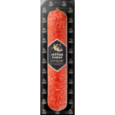 Колбаса сырокопченая ЧЕРНЫЙ КАБАН Сервелат, весовая в магазинах Лента