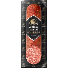 Колбаса сырокопченая ЧЕРНЫЙ КАБАН Коньячная, 210г в магазинах Лента