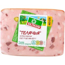 Колбаса вареная телячья ВЕЛКОМ, категория А, кусок, 500г в магазинах Лента