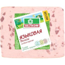 Колбаса вареная ВЕЛКОМ Языковая кусок, 500г в магазинах Лента