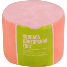 Колбаса вареная ОКРАИНА Докторская, категория А, весовая в магазинах Лента
