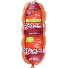Колбаса вареная ВЯЗАНКА Докторская ГОСТ, весовая в магазинах Лента