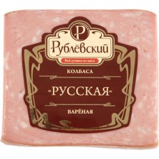 Колбаса вареная РУБЛЕВСКИЕ КОЛБАСЫ Русская, 400г в магазинах Лента