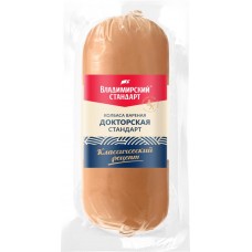 Колбаса вареная ВЛАДИМИРСКИЙ СТАНДАРТ Докторская стандарт, 1-й сорт, 500г в магазинах Лента