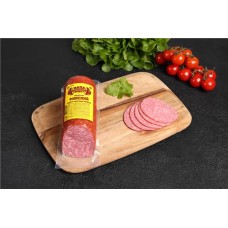 Колбаса копчено-вареная ПАПА МОЖЕТ Сервелат Финский со срезом, 420г в магазинах Лента