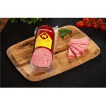 Колбаса копчено-вареная ОСТАНКИНО Сервелат Зернистый со срезом, 420г