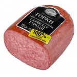 Колбаса копчено-вареная БЛИЖНИЕ ГОРКИ Сервелат Гурман, 500г