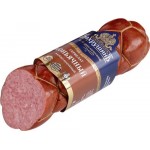 Колбаса копчено-вареная БАХРУШИНЪ Сервелат Коньячный, высший сорт, весовая