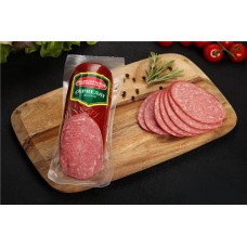 Колбаса копчено-вареная МК ВЕЛИКОЛУКСКИЙ Сервелат Финский, 400г в магазинах Лента