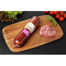 Колбаса копчено-вареная МД БОРОДИНА Московская, весовая в магазинах Лента