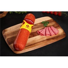 Колбаса копчено-вареная ОСТАНКИНО Сервелат Российский, 840г в магазинах Лента