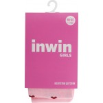 Колготки для девочки INWIN р. 86–92, розовые с сердечками, Арт. К156