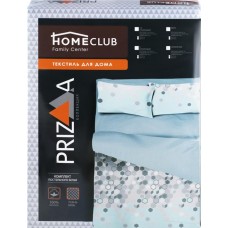 Комплект постельного белья Семейный HOMECLUB Prizma, бязь, 100% хлопок в магазинах Лента