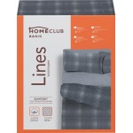 Комплект постельного белья Семейный HOME CLUB Lines, бязь, Арт. 502037
