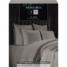 Комплект постельного белья 2-спальный MONA LIZA Ti, бежевое с декоративной отделкой, сатин, Арт. 5203/120; 5204/120 в магазинах Лента