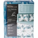 Комплект постельного белья Семейный HOMECLUB Ice Melody, поплин