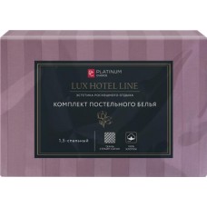 Комплект постельного белья 1,5-спальный PLATINUM CHOICE наволочки 50х70см, розовый, cтрайп-сатин, Арт. PC15-PI в магазинах Лента