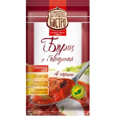Суп ДОМАШНЕЕ БИСТРО Борщ с говядиной, 60г в магазинах Лента