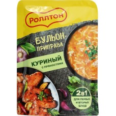 Бульон-приправа РОЛЛТОН Куриный с пряностями, 100г в магазинах Лента