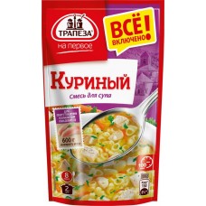 Смесь для супа ТРАПЕЗА На первое Куриный, 115г в магазинах Лента