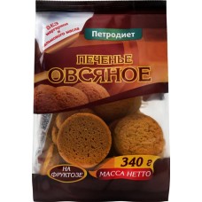 Печенье овсяное ПЕТРОДИЕТ на фруктозе, 340г в магазинах Лента