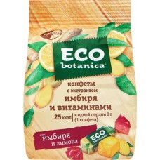 Конфеты ECO-BOTANICA Желейные с экстрактом имбиря и витаминами, 200г в магазинах Лента