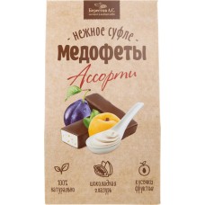 Медофеты БЕРЕСТОВ А.С. Ассорти с йогуртом, курагой, черносливом, 150г в магазинах Лента