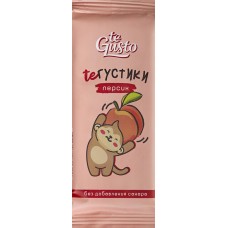 Пастила TE GUSTO teГустики Персик, без сахара, 30г в магазинах Лента
