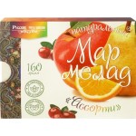 Мармелад натуральный РУССКИЕ ТРАДИЦИИ Ассорти, без сахара, 160г