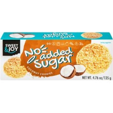 Печенье SWEET&JOY с кокосом, без сахара, 135г в магазинах Лента